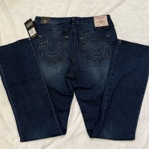 True Religion Billie 31x33 Dark Blue Straight Jean